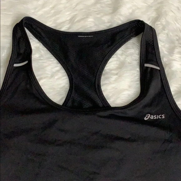 ASICS Black Workout Racerback Top - Picture 3 of 5